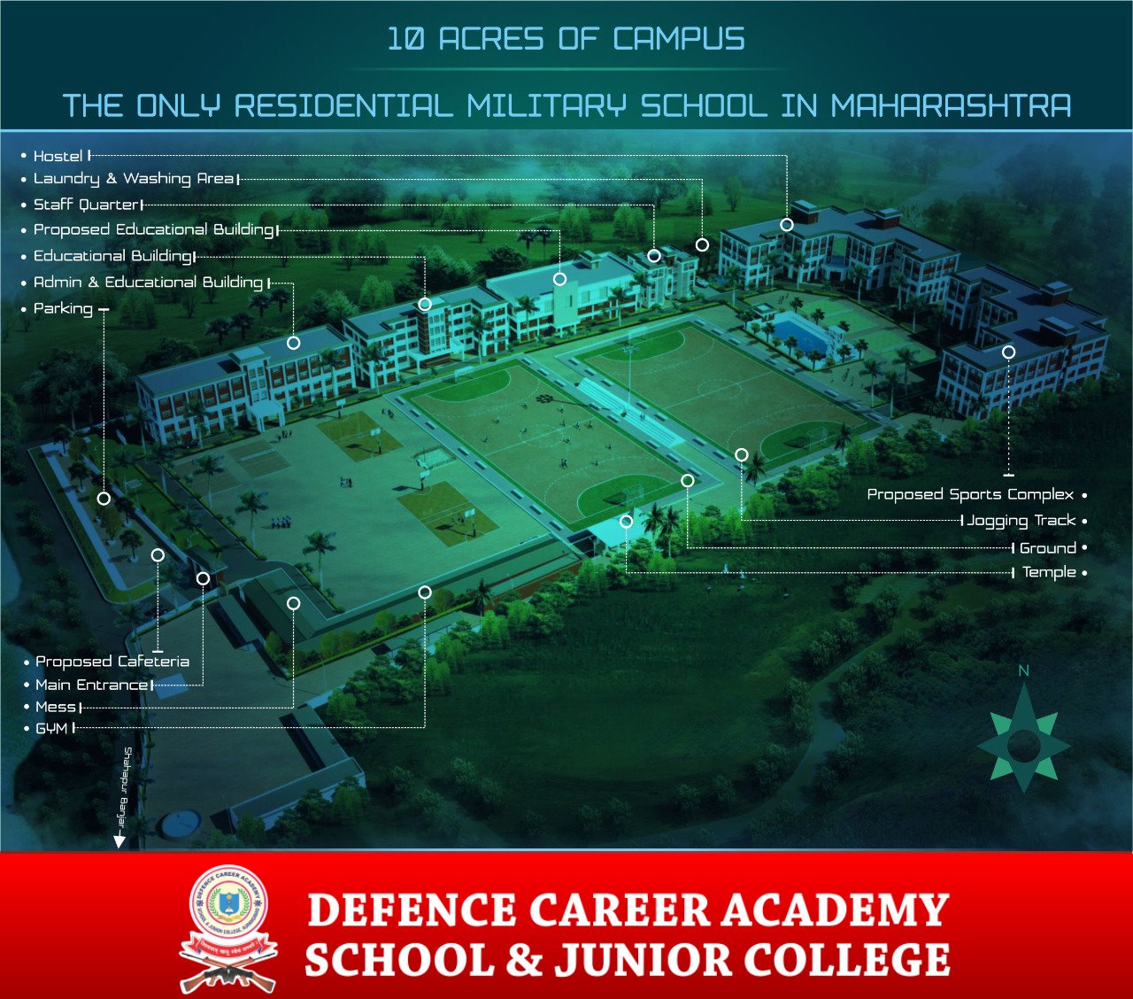 Defence Career Academy Aurangabad Residential Army school