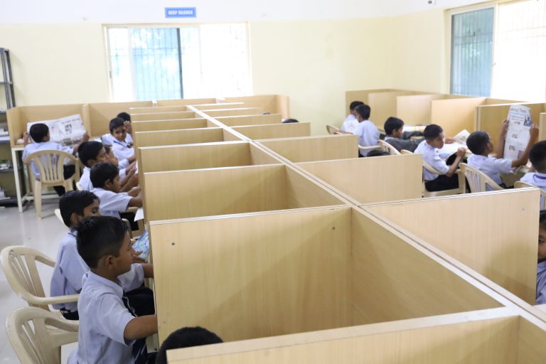 Library Facility available at Defence Career Academy Aurangabad for Cadets Studies