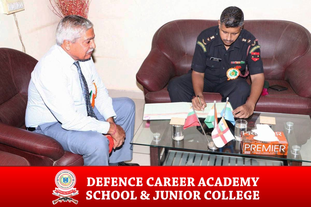 dca-campus-aurangabad-signing-guest-book-best-navy-academy-in-aurangabad