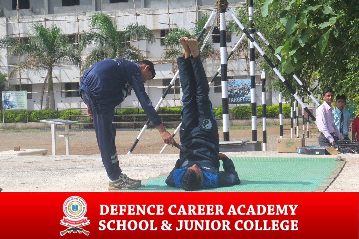 dca-cadets-yoga-traning-session-part-of-academy-aurangabad-maharahtra