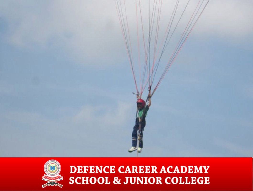 paraglidding-dca-career-academy-sainik-school-in-maharashtra